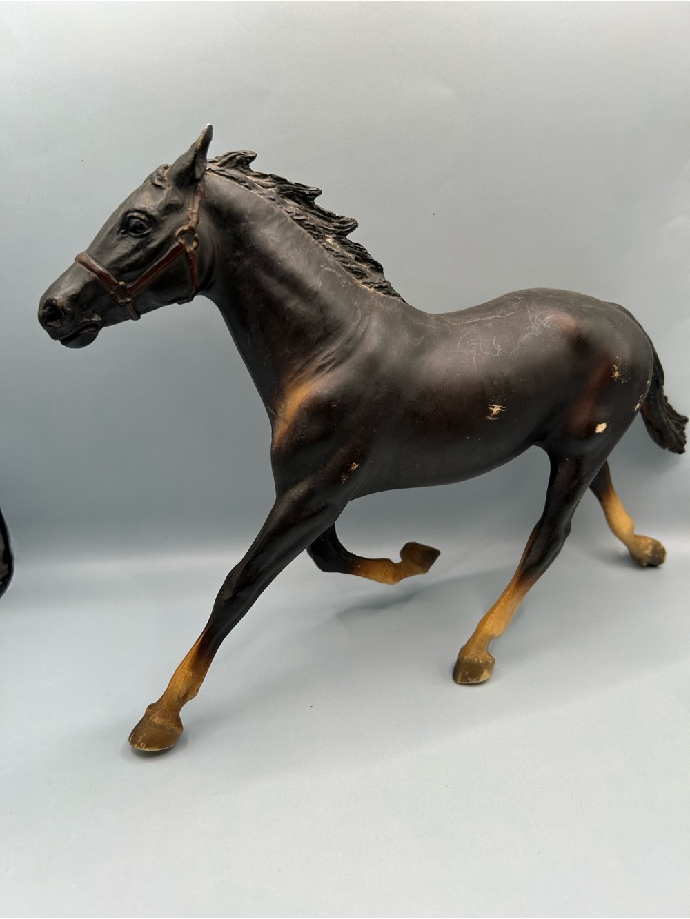 Vintage Breyer Race Horse #46 Liver Chestnut Standardbred Pacer Dark Brown
